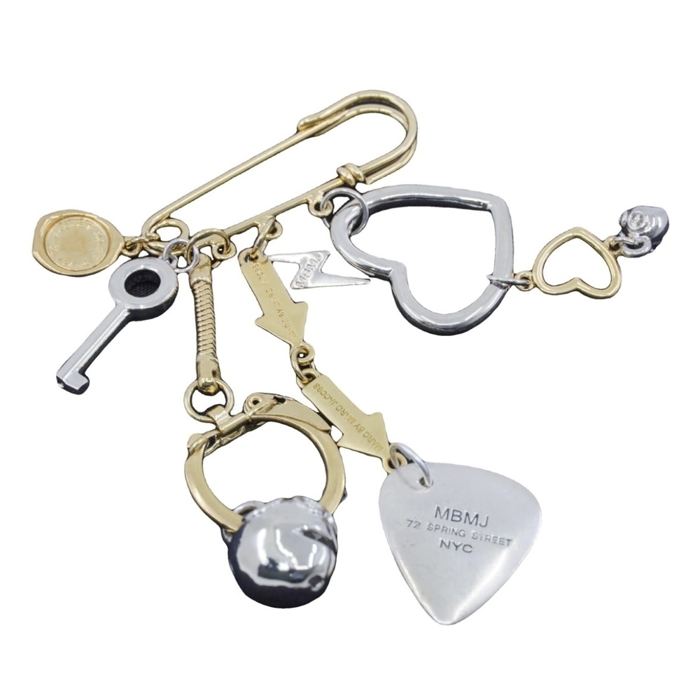 NWT $368 MSRP Marc by Marc Jacobs Muli Charm Key Chain